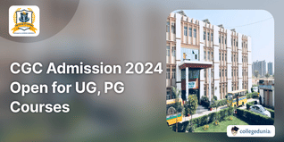CGC Admission 2024 Open for UG, PG Courses; Check Direct Link Here
